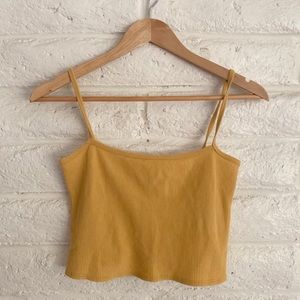 Brandy Melville Yellow Faye Tank